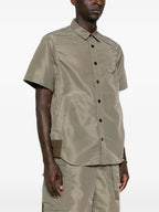 Chemises Chemise en nylon Sacai Kaki Homme
