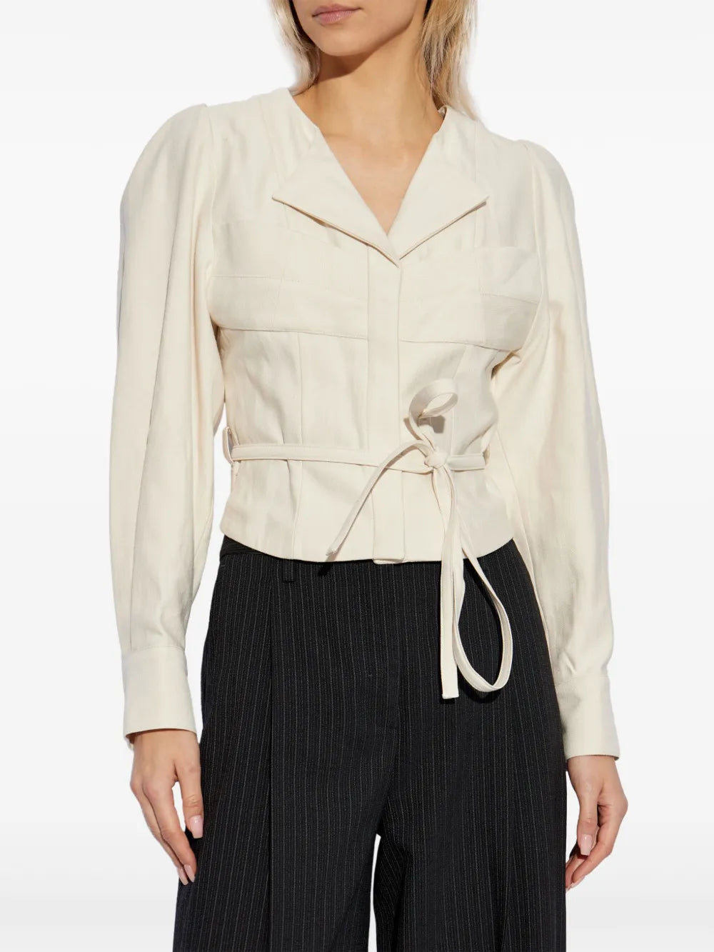 Chaquetas Chaqueta Camisa Parisa Iro Blanco Femme