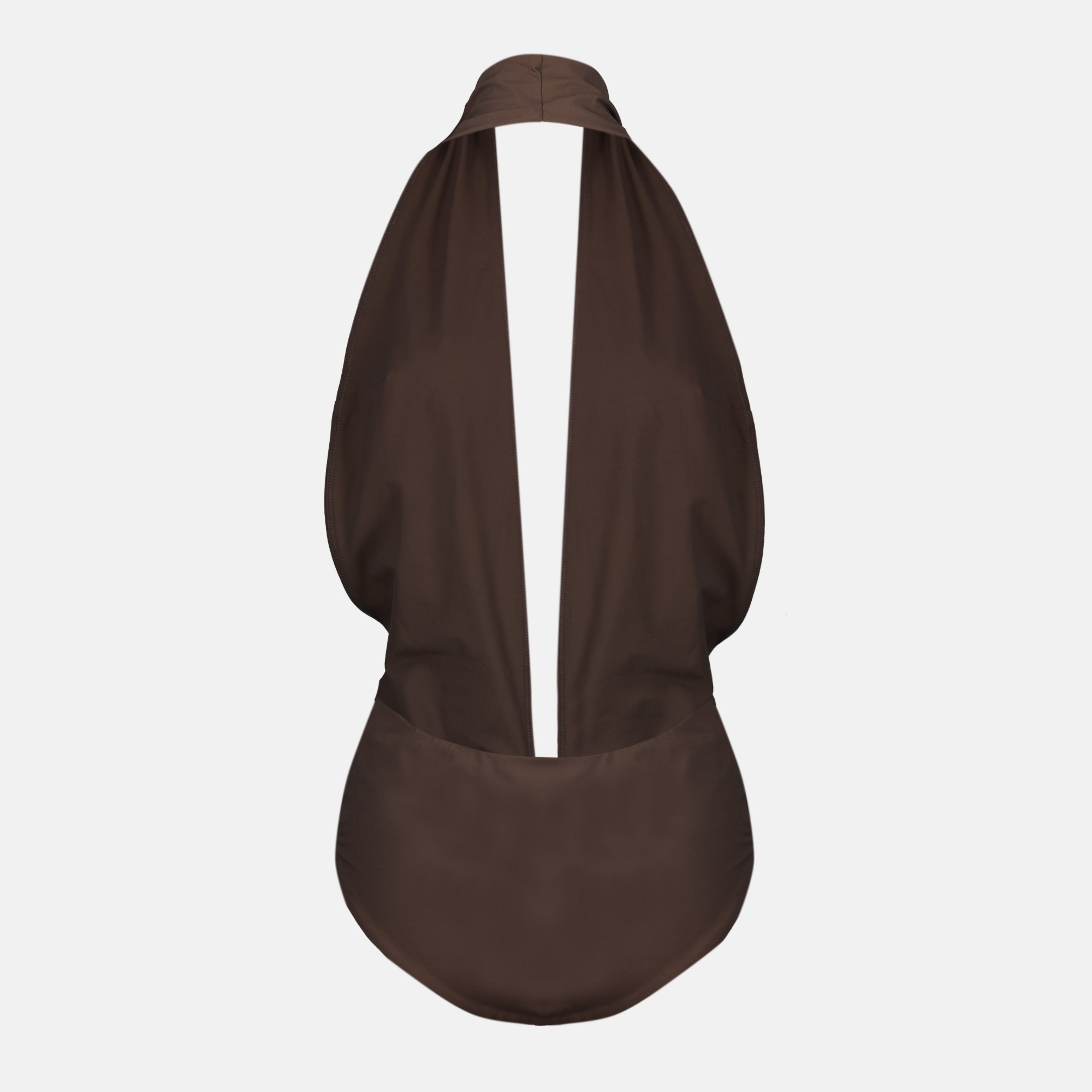 Image de l'article Maillot de bain une pièce Mineral Stone marron de la marque Christopher Esber pour Femme - Saison Printemps-Été 2026 - Vue de Dos