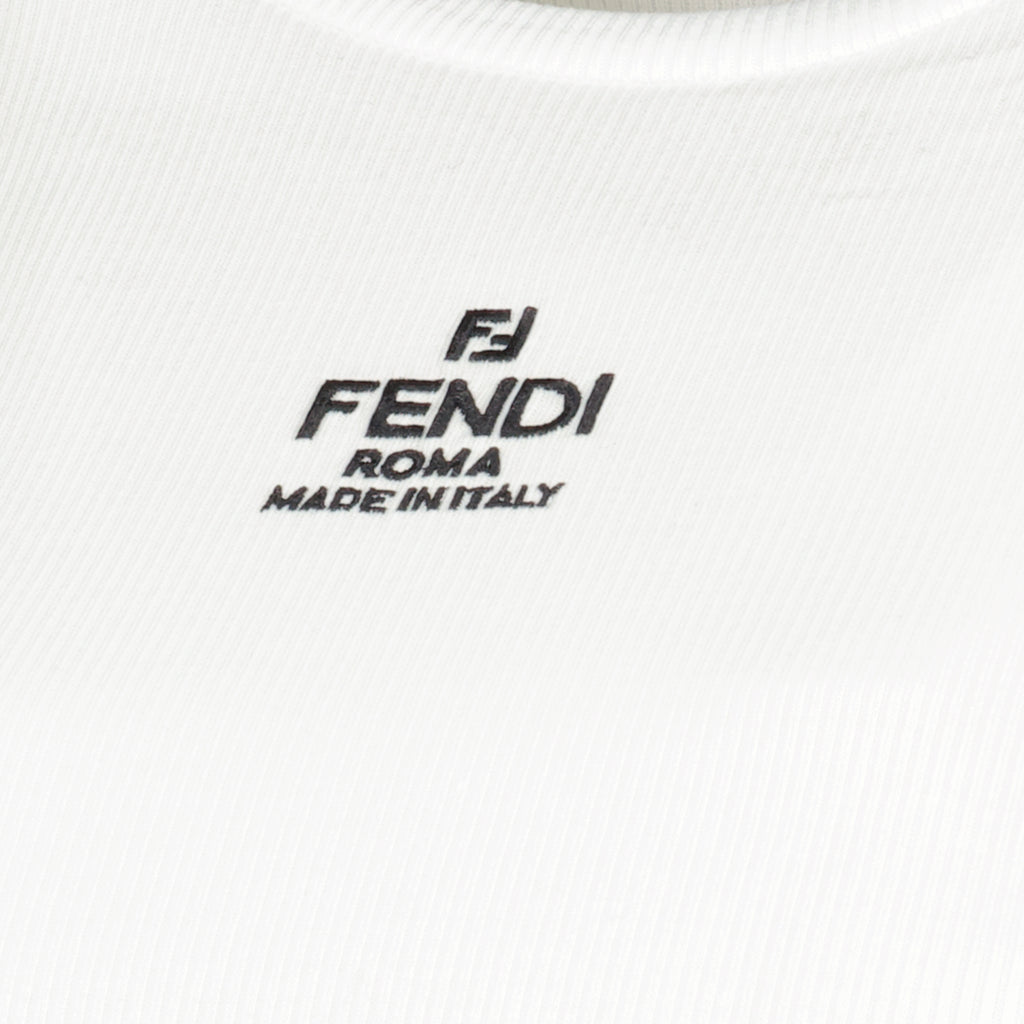 Image de l'article Haut court Fendi Roma blanc de la marque Fendi pour Femme - Saison Printemps-Été 2026 - Vue détaillée_1