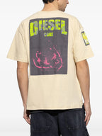T-Shirts T-Boxt-Slits T-Shirt Diesel Gelb Homme