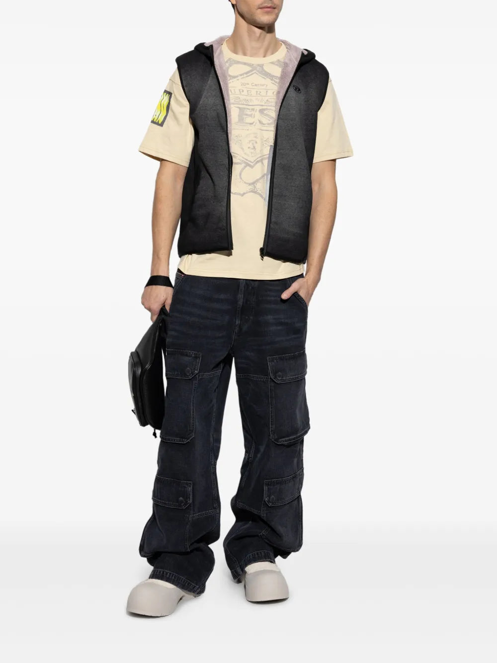 T-Shirts T-Boxt-Slits T-Shirt Diesel Gelb Homme