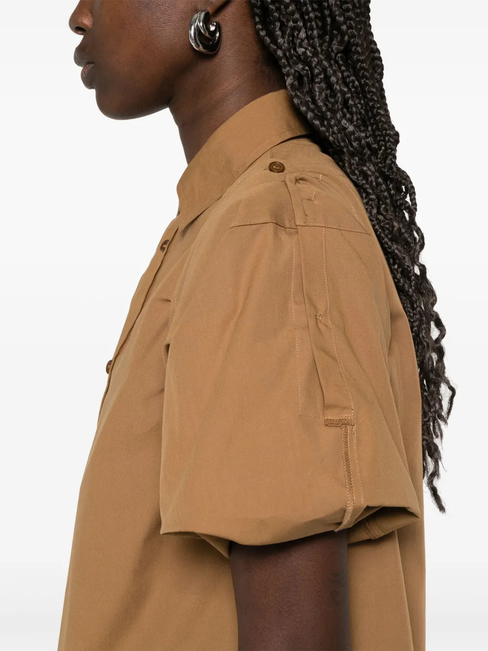 Chemises Chemise courte Mm6 Marron Femme