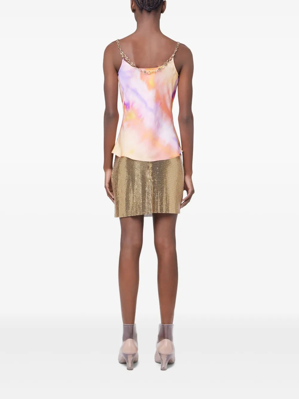 Top Top Tie and Dye Rabanne Multicolore Femme