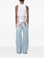 Tops Piercing Tank Top Rabanne White Femme