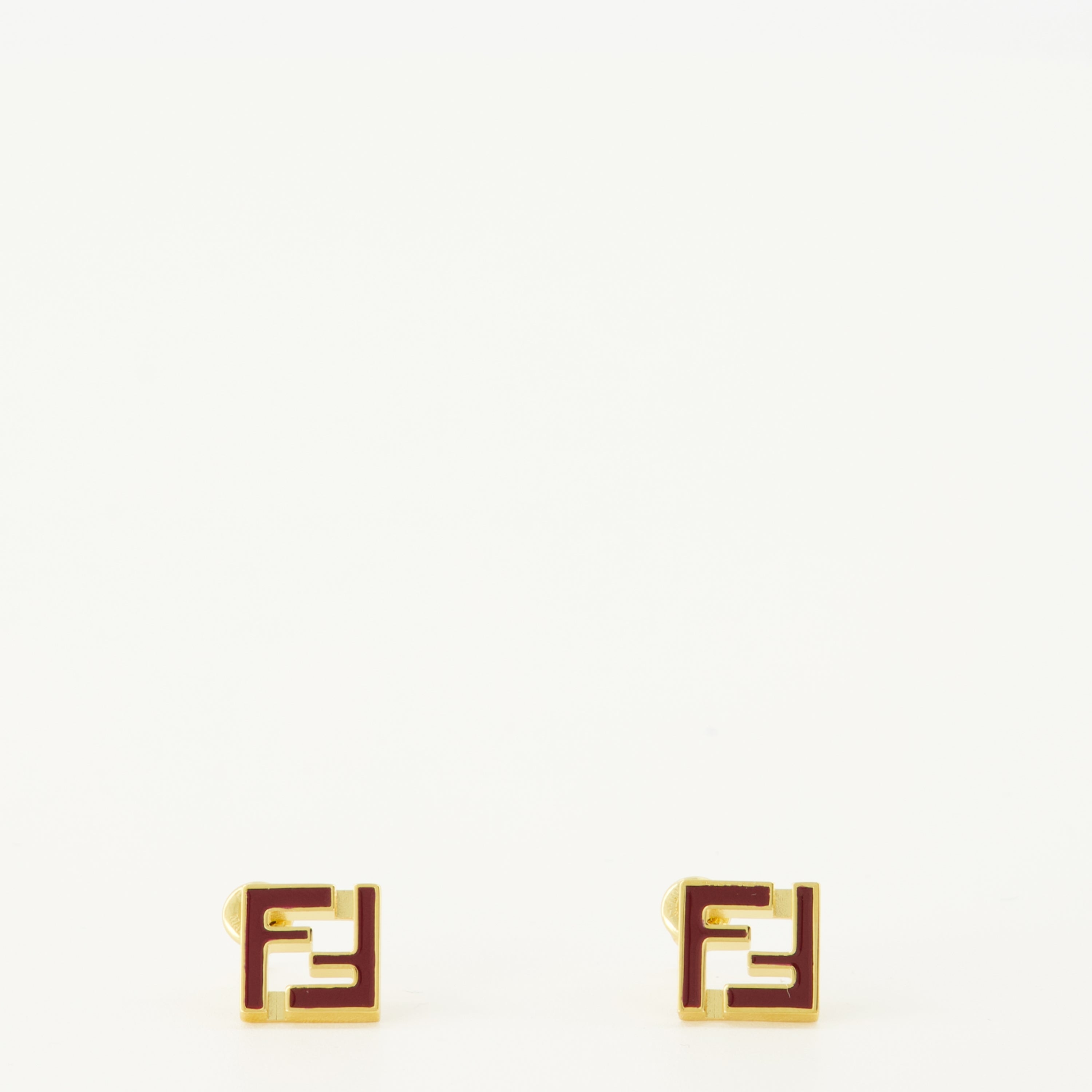 Immagine degli orecchini Forver bordeaux del marchio Fendi per Donna - Stagione Primavera-Estate 2026 - Vista Frontale