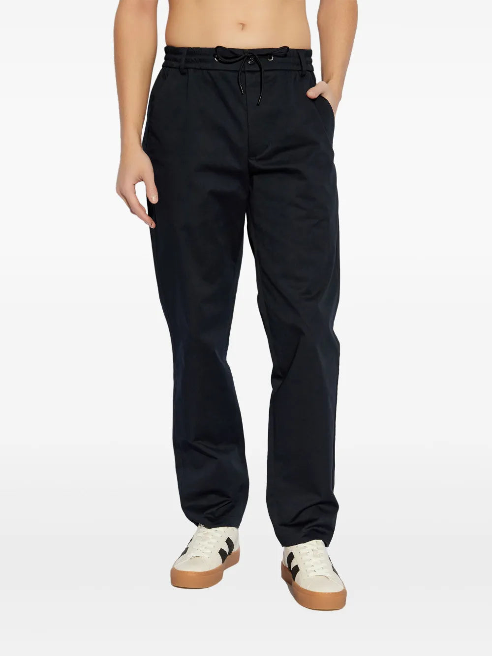 Calças Calças de Algodão Moncler Azul escuro Homme