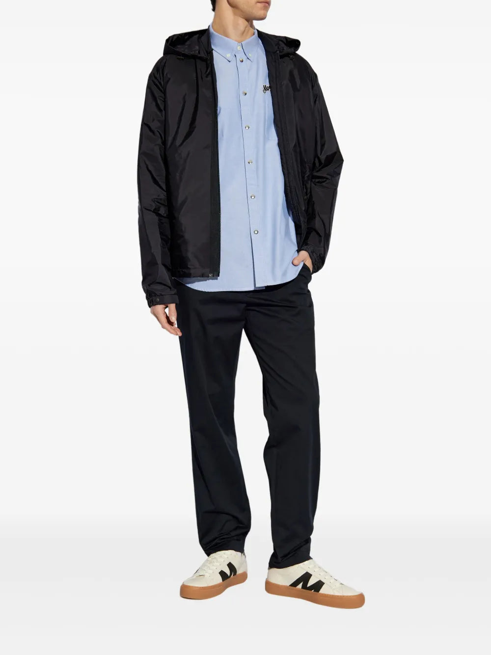 Calças Calças de Algodão Moncler Azul escuro Homme