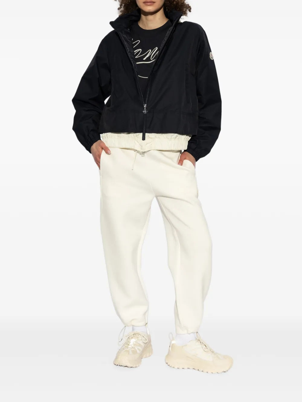 Giacche Giacca Bicolore Janze Moncler Blu scuro Femme