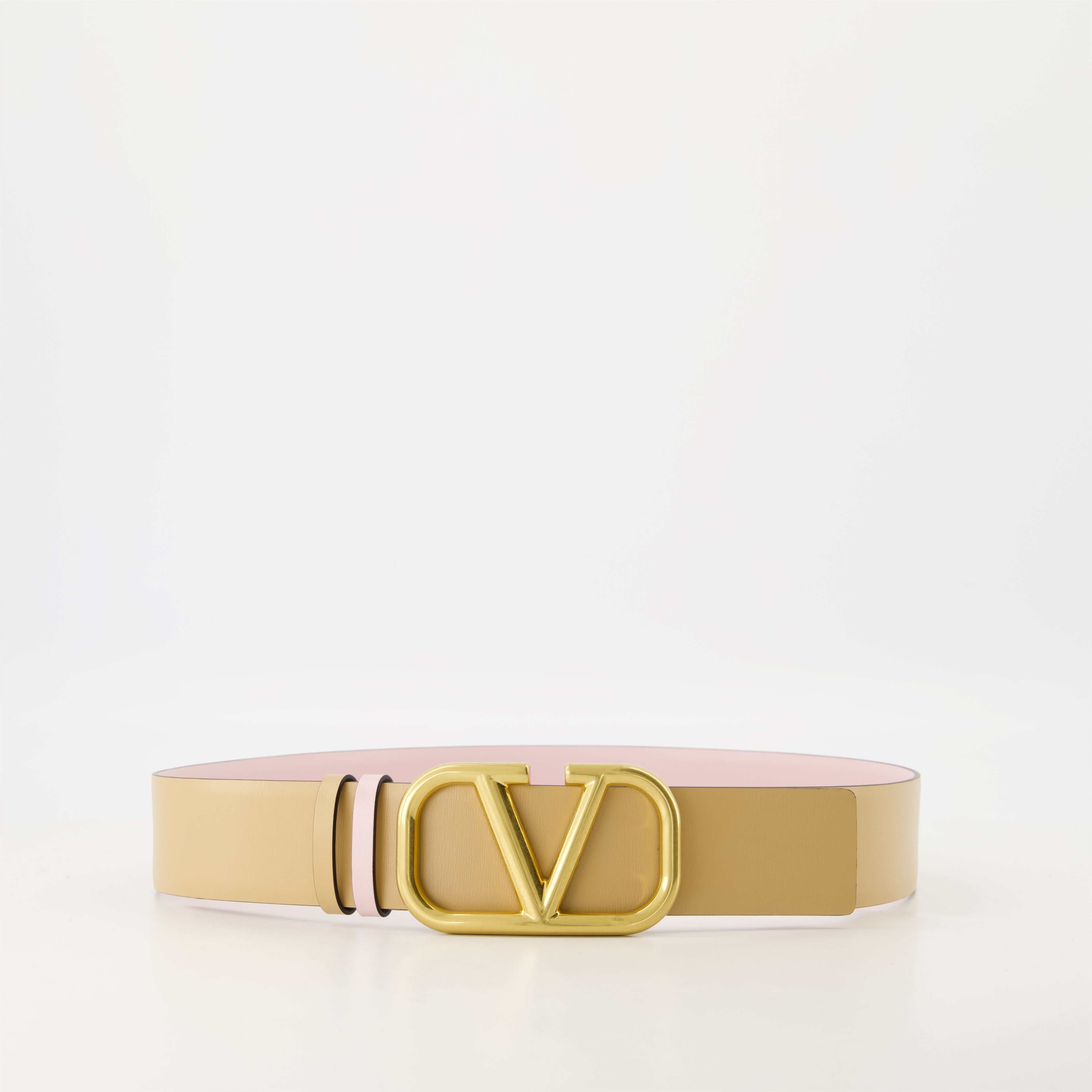 Cinture Ceinture VLogo Réversible Valentino Garavani Rosa Femme
