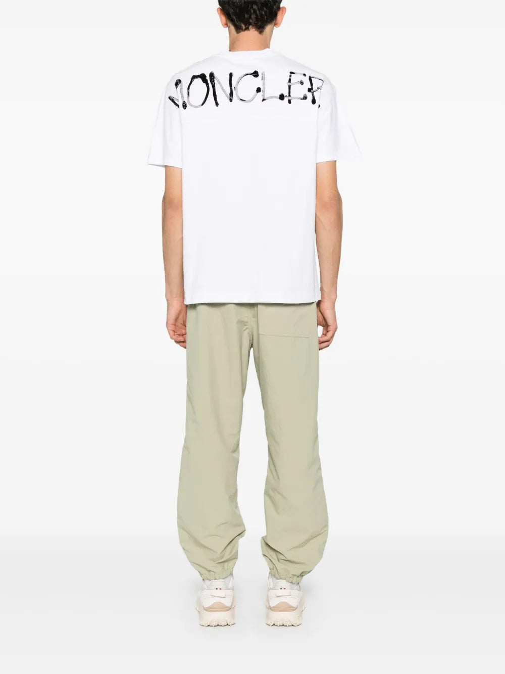 Camisetas Camiseta Graffiti Moncler Blanco Homme