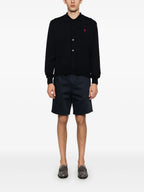 Shorts Short en coton Ami PARIS Bleu foncé Homme