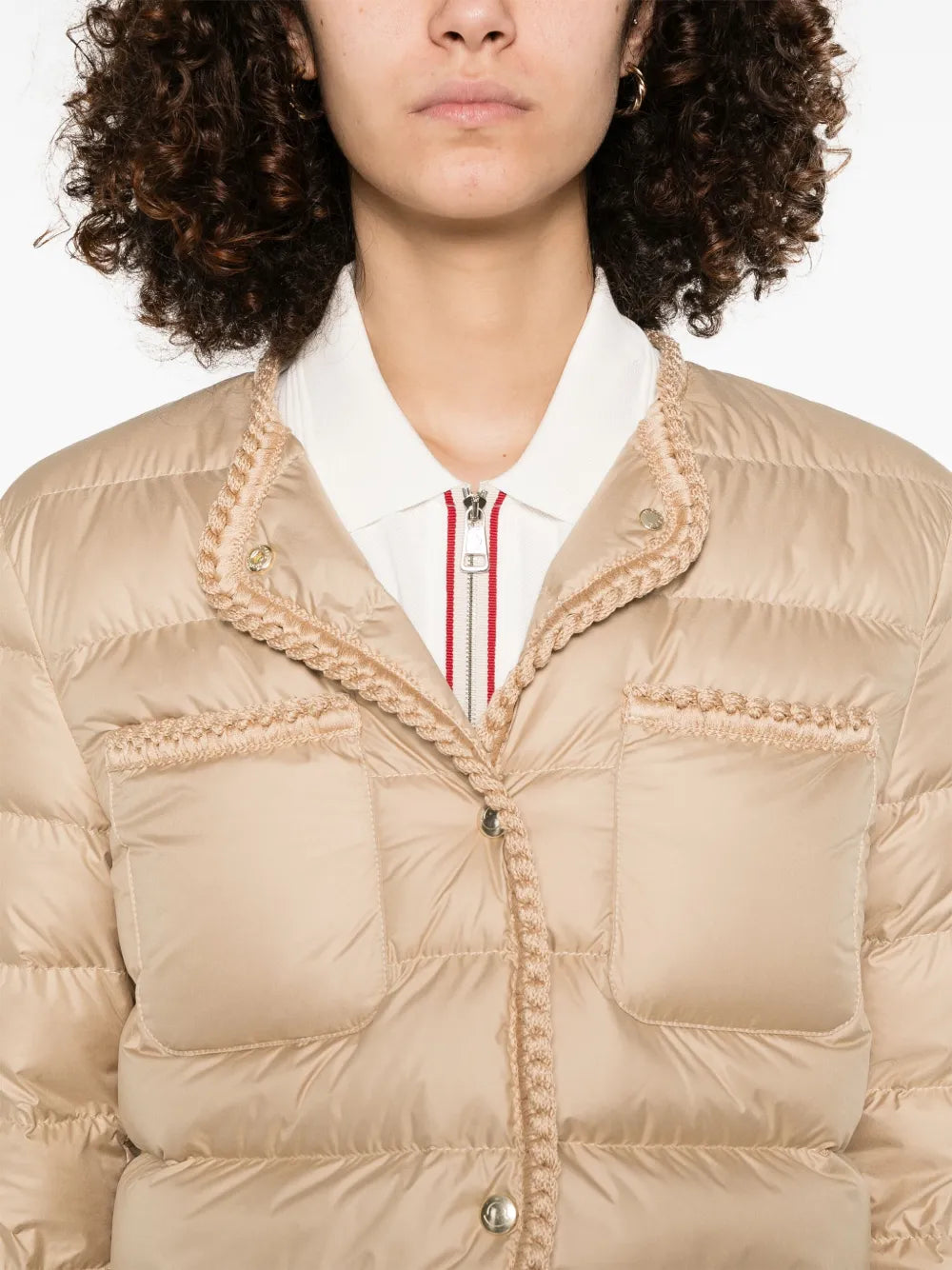 Manteaux Doudoune beige Gencay Moncler Beige Femme