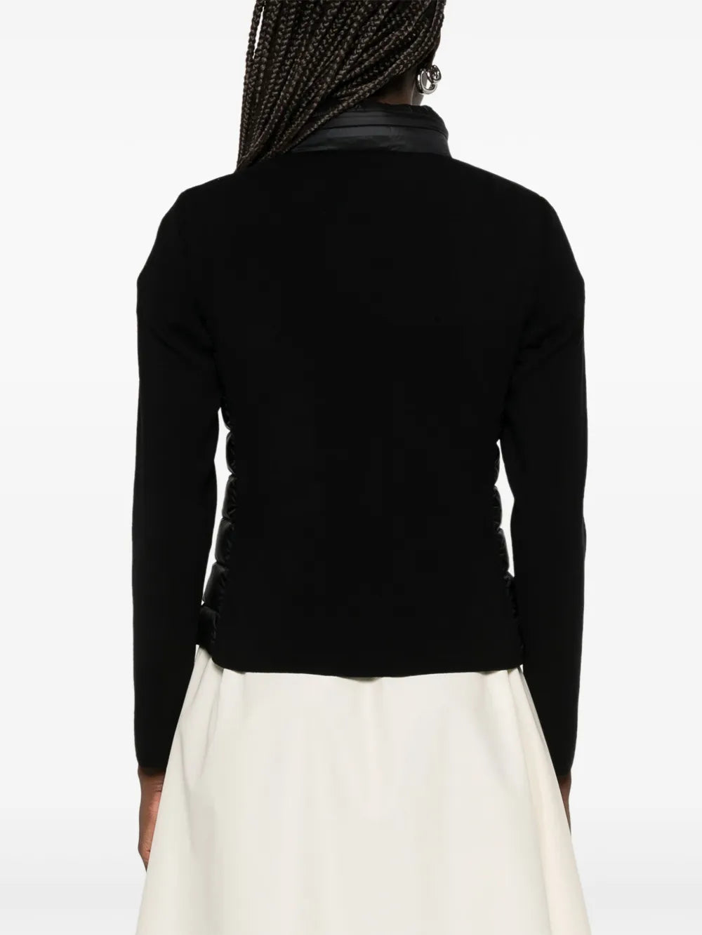 Giacche Giacca trapuntata bi-materica Moncler Nero Femme