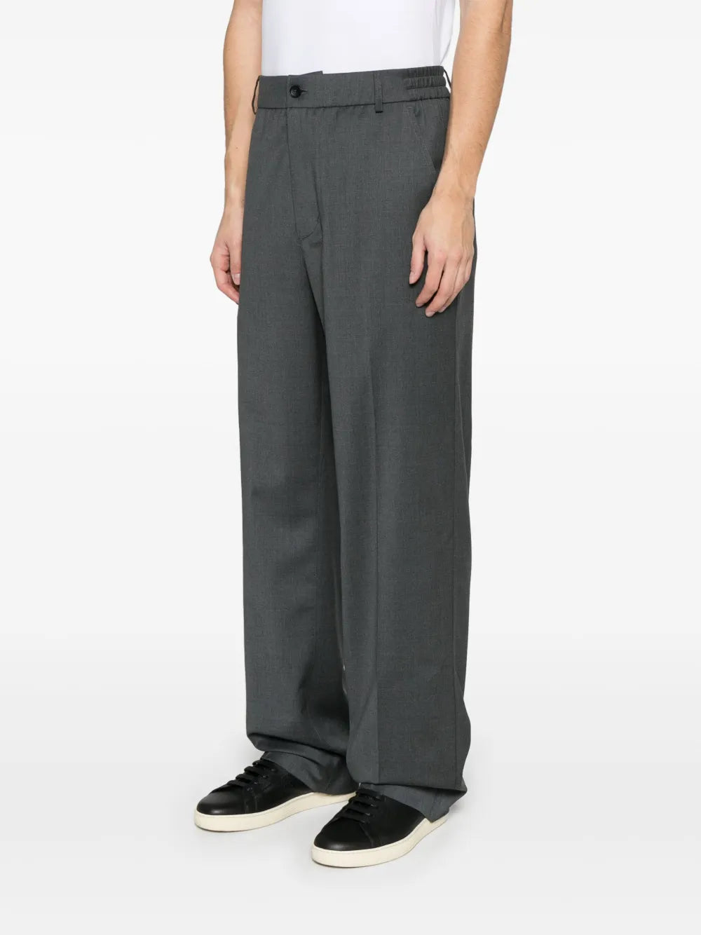 Calças Calças Carrot Moncler Cinza Homme