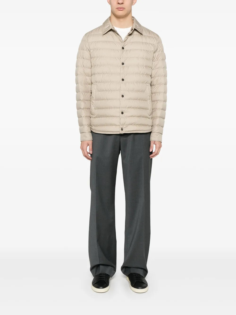 Calças Calças Carrot Moncler Cinza Homme