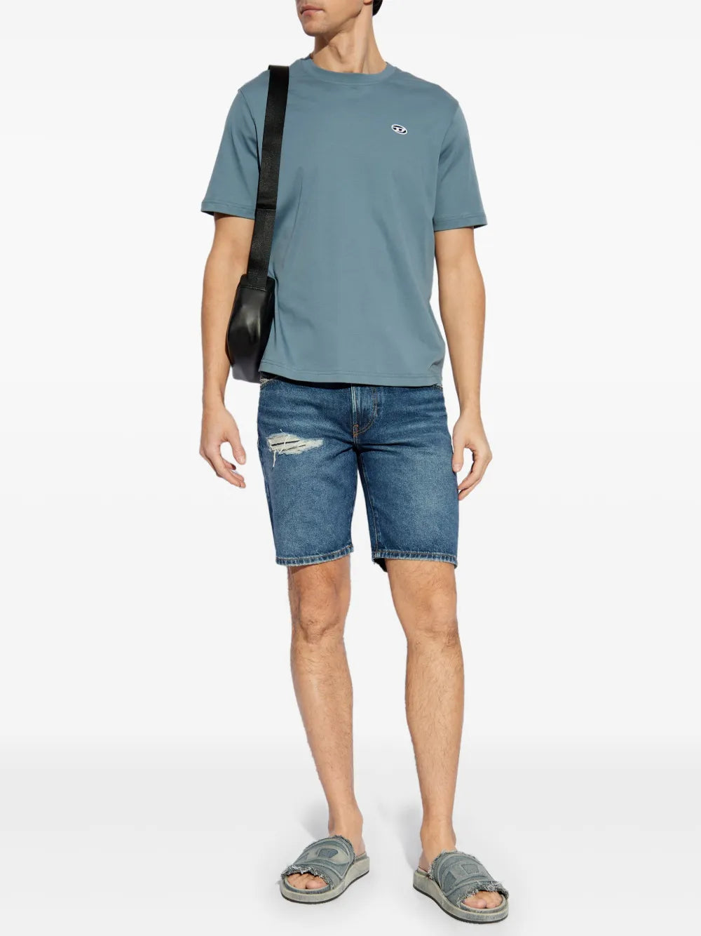 Camisetas T-shirt T-Adjust Diesel Azul Homme