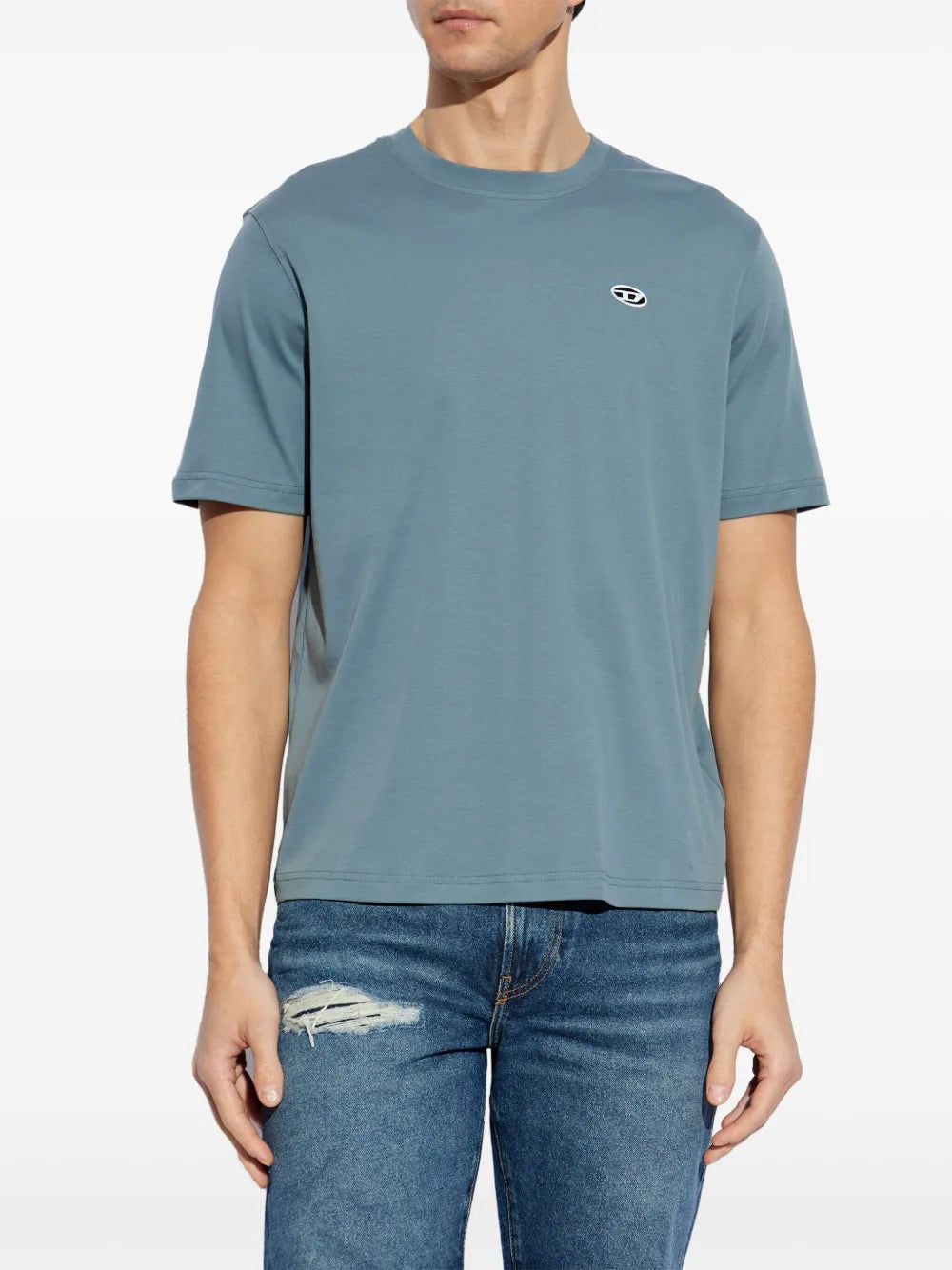 Camisetas T-shirt T-Adjust Diesel Azul Homme