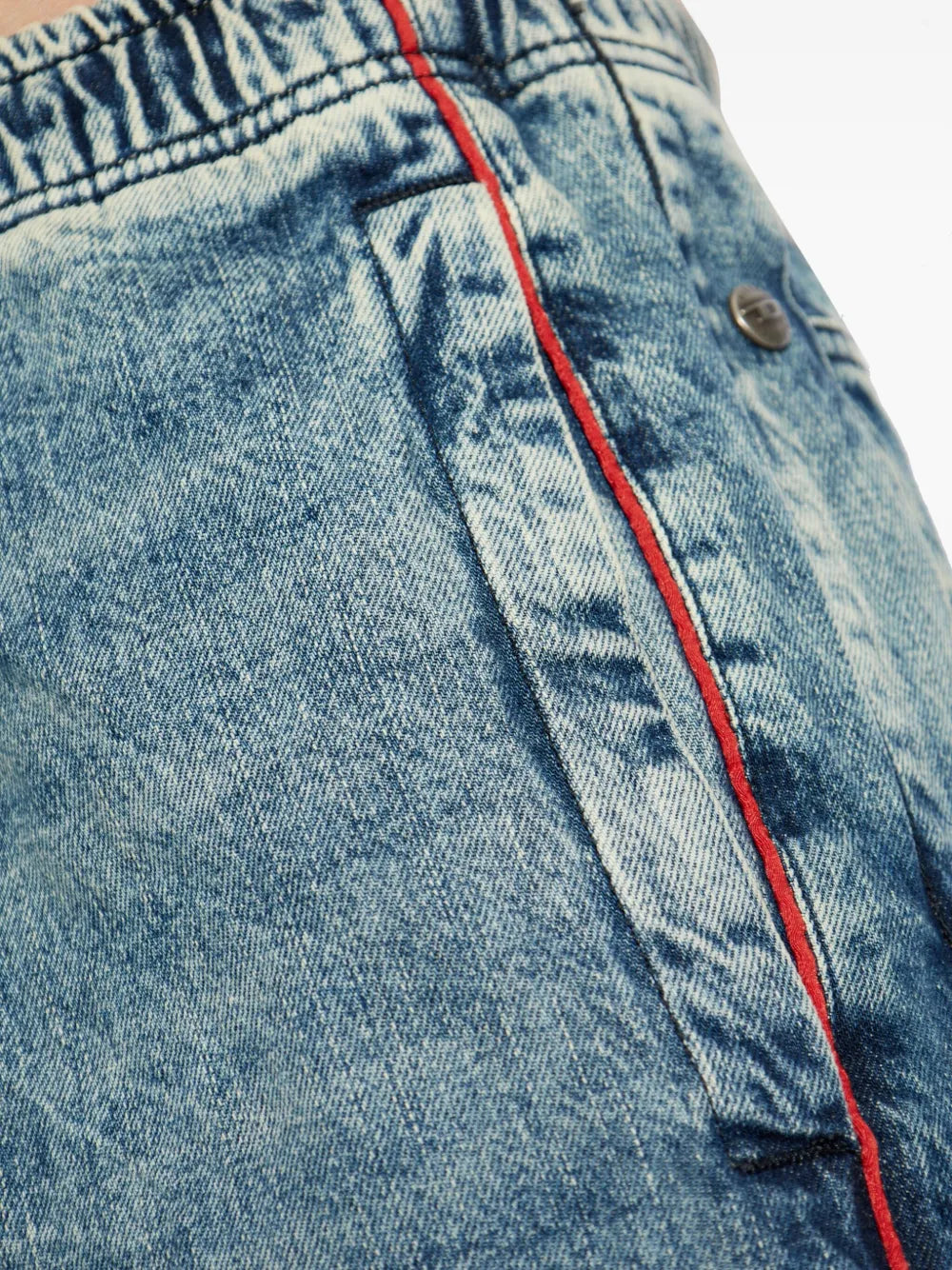 Pantalons D-Axfor Snap Jeans Diesel Blau Unisexe