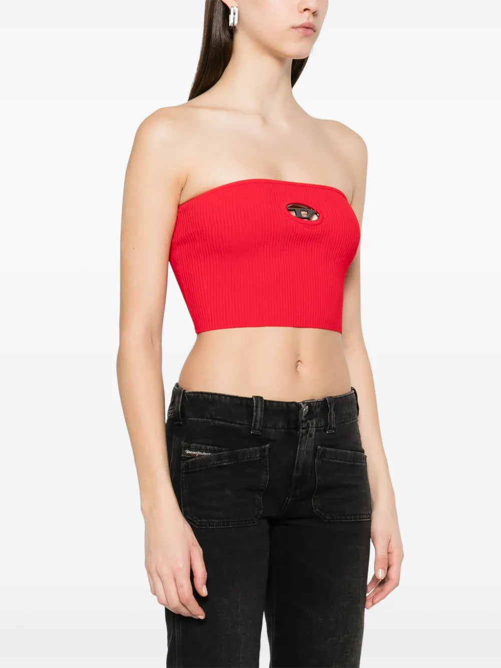 トップス トップ M-Clarksvillex Diesel 赤 Femme