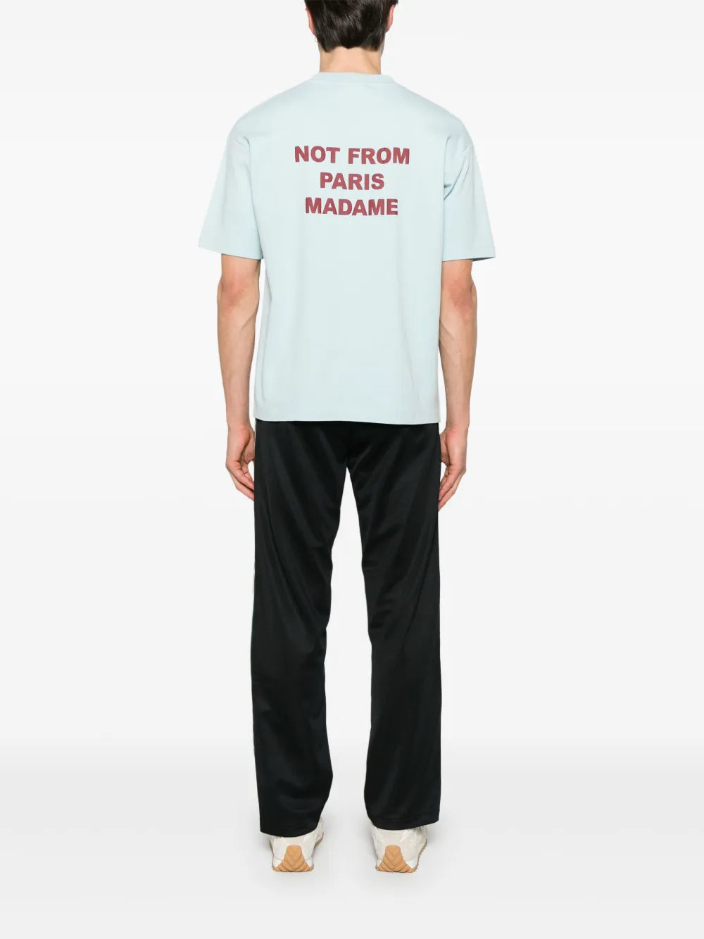 T-shirts T-shirt Slogan Slogan Drole De Monsieur Bleu Homme