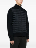 Jaquetas Casaco Estofado Bicolor Moncler Azul escuro Homme