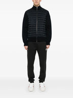 Jaquetas Casaco Estofado Bicolor Moncler Azul escuro Homme