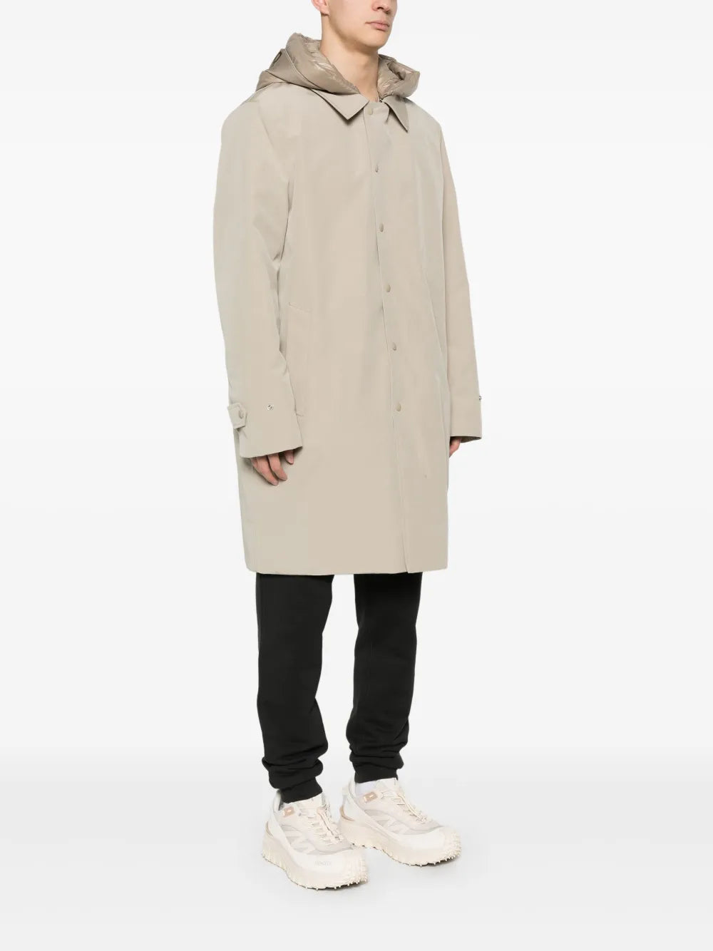 Manteaux Veste longue Miroir Moncler Beige Homme