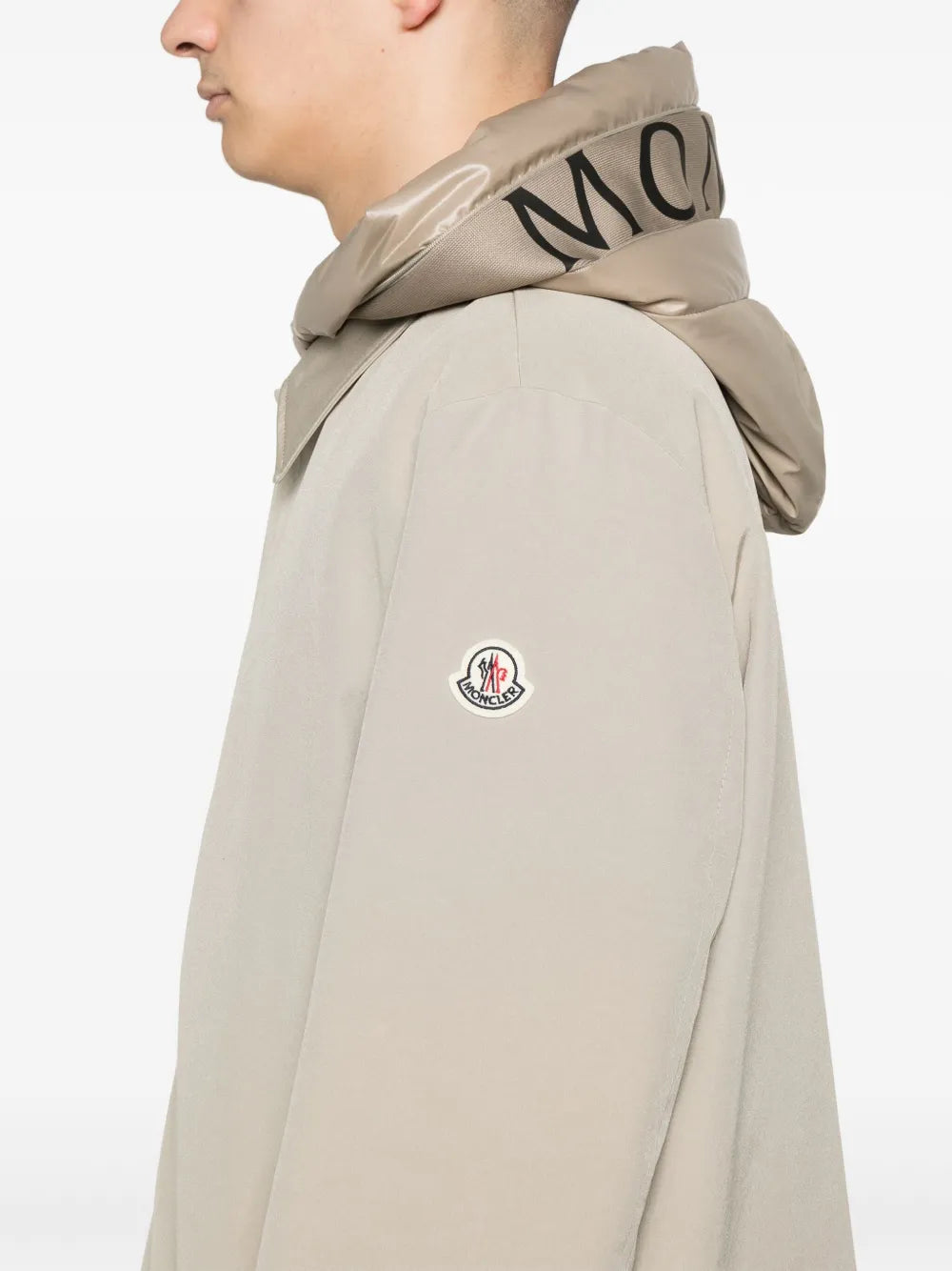 Manteaux Veste longue Miroir Moncler Beige Homme