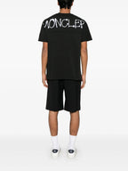 T-Shirts Graffiti T-Shirt Moncler Schwarz Homme