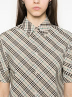 Chemises Chemise à carreaux Burberry Beige Femme