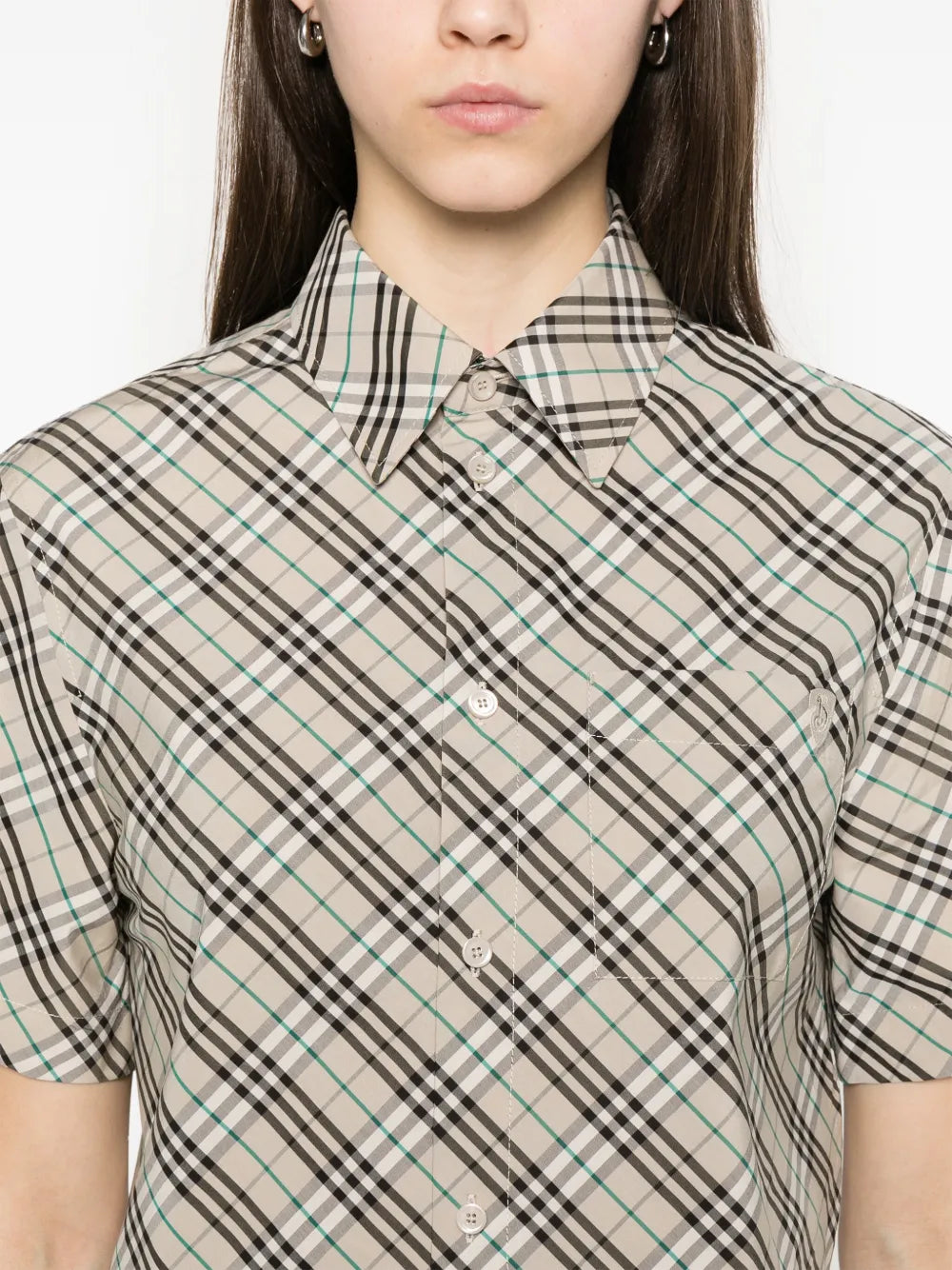 Chemises Chemise à carreaux Burberry Beige Femme