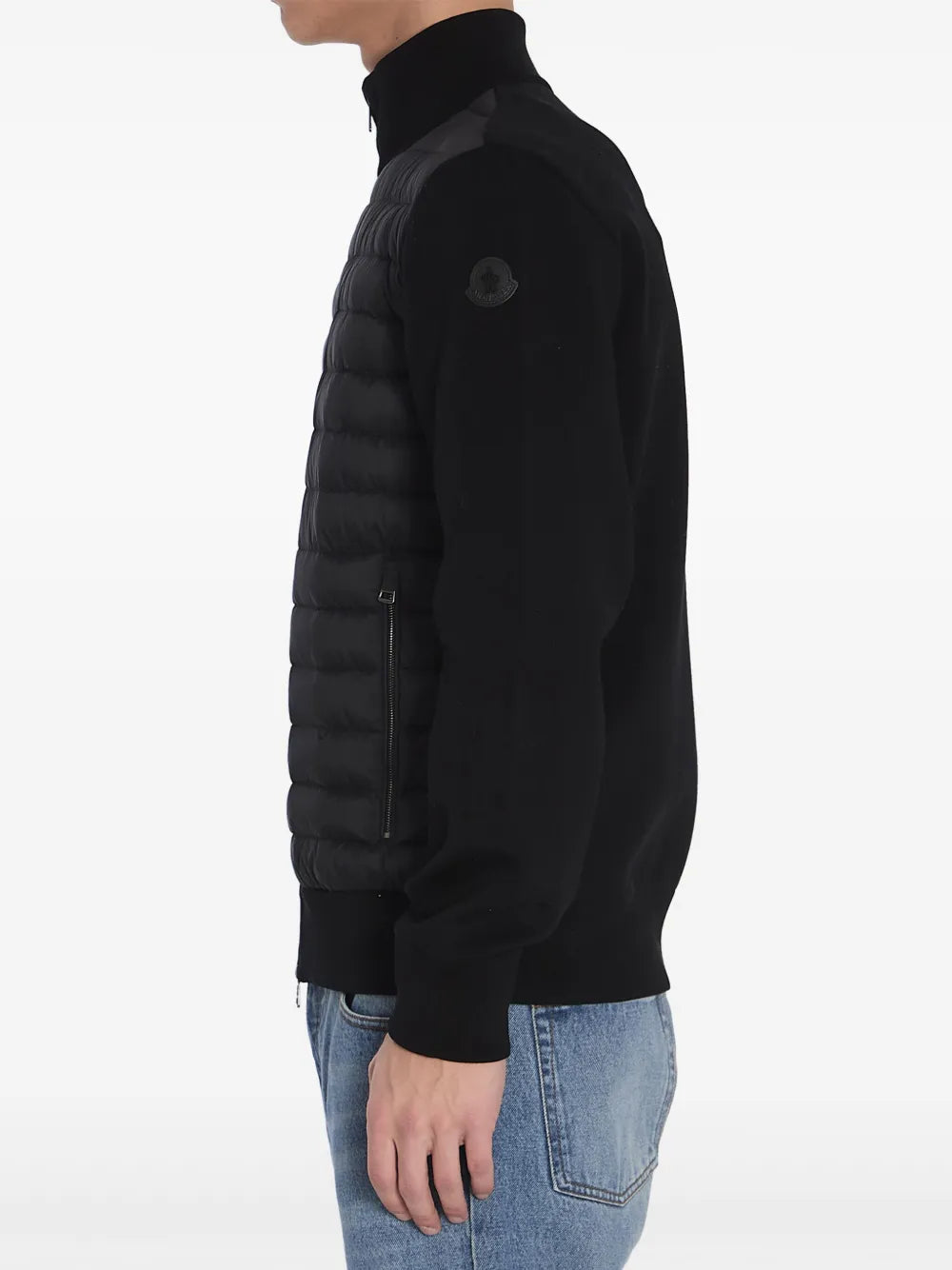 Chaquetas Chaqueta acolchada bicolor Moncler Negro Homme