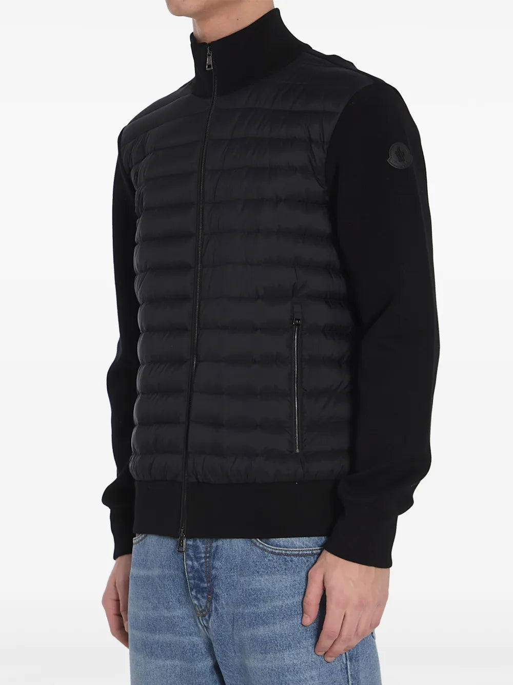 Chaquetas Chaqueta acolchada bicolor Moncler Negro Homme