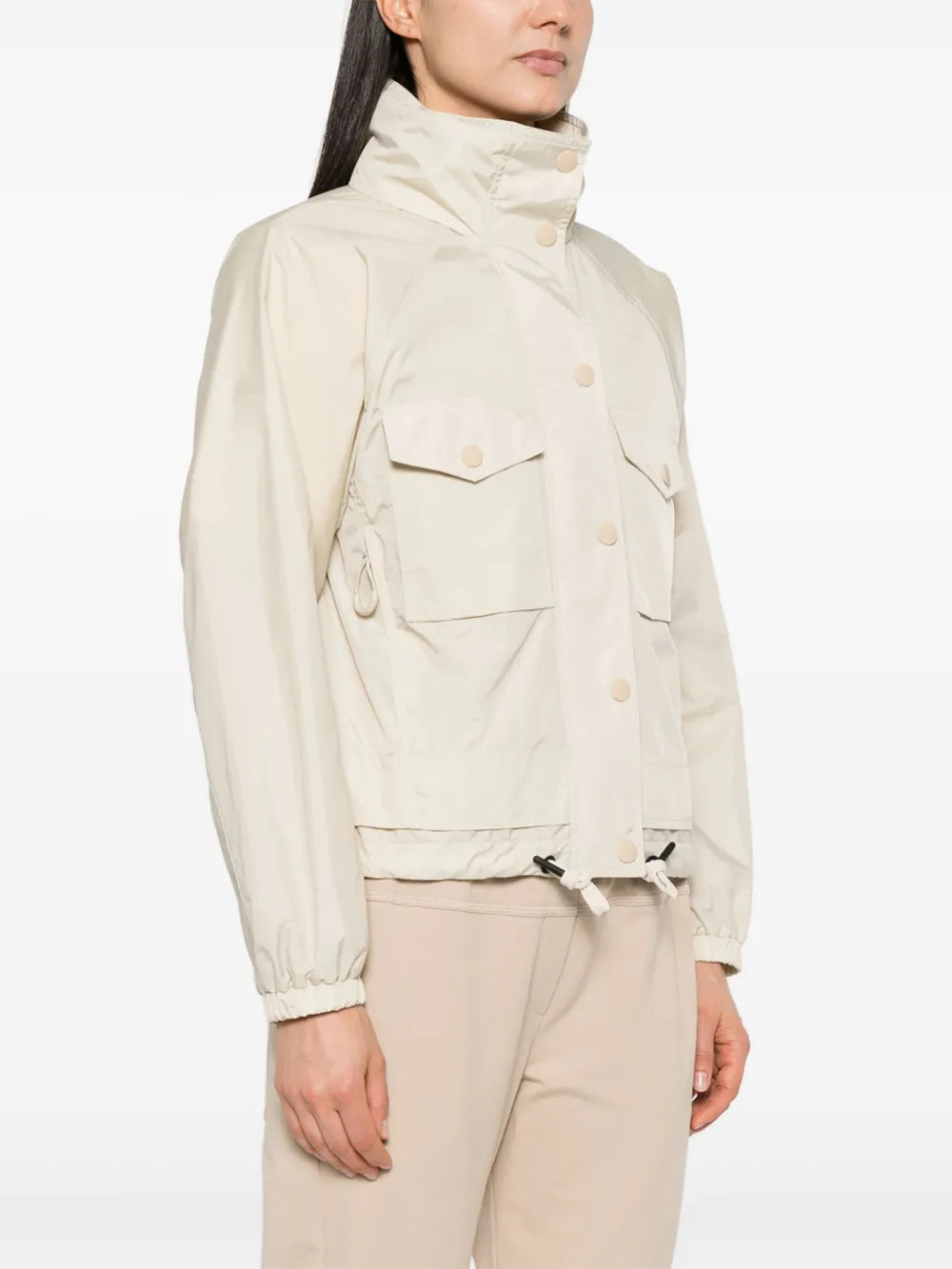 Jacken Nor Kapuzenjacke Moncler Grenoble Beige Femme