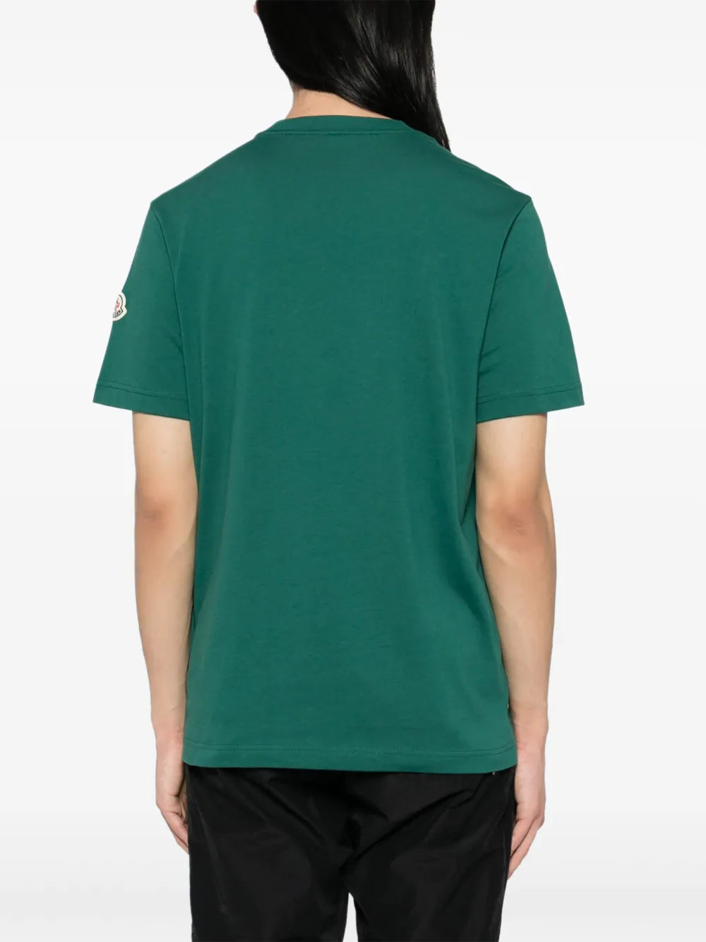 T-shirt T-shirt a Pocke Monogram Moncler Verde Homme