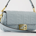 Umhängetaschen Sac Baguette Fendi Blau Femme
