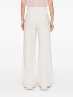 Pantaloni Pantaloni da Sweat in Cotone Moncler Grenoble Grigio Femme