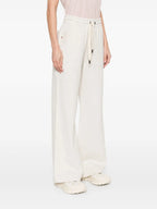 Pantaloni Pantaloni da Sweat in Cotone Moncler Grenoble Grigio Femme