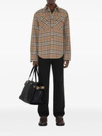 Camisas Camisa de Xadrez Burberry Bege Homme