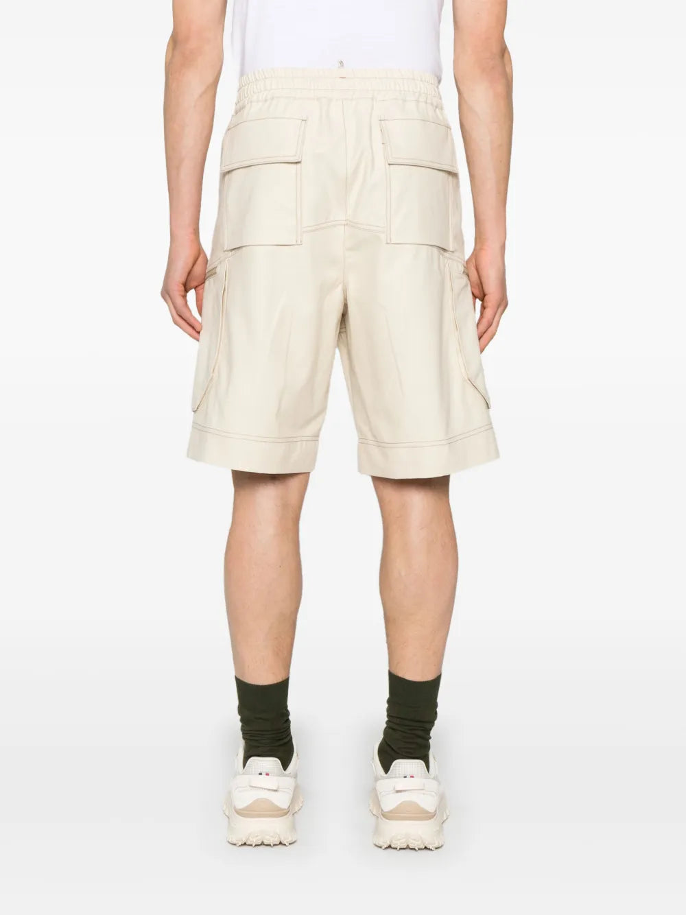 Shorts Short cotton cargo Moncler Grenoble Beige Men
