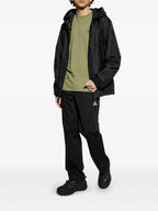 Camisetas T-Shirt com Padrão de Logo Desbotado Moncler Verde Homme