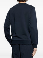 Sweatshirts Sweat à logo délavé Moncler Bleu foncé Homme