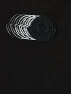 T-shirts Faded Logo Print T-shirt Moncler Black Homme