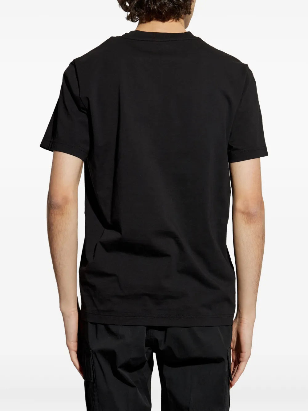 T-shirts Faded Logo Print T-shirt Moncler Black Homme