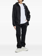 Camisetas Camiseta con Impresión de Logo Desvanecido Moncler Blanco Homme