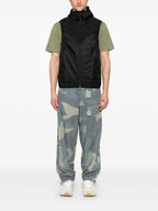 Jaquetas Colete Sem Mangas Moretan Moncler Preto Homme