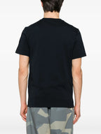 Camisetas T-Shirt com Logotipo Desbotado Moncler Azul escuro Homme