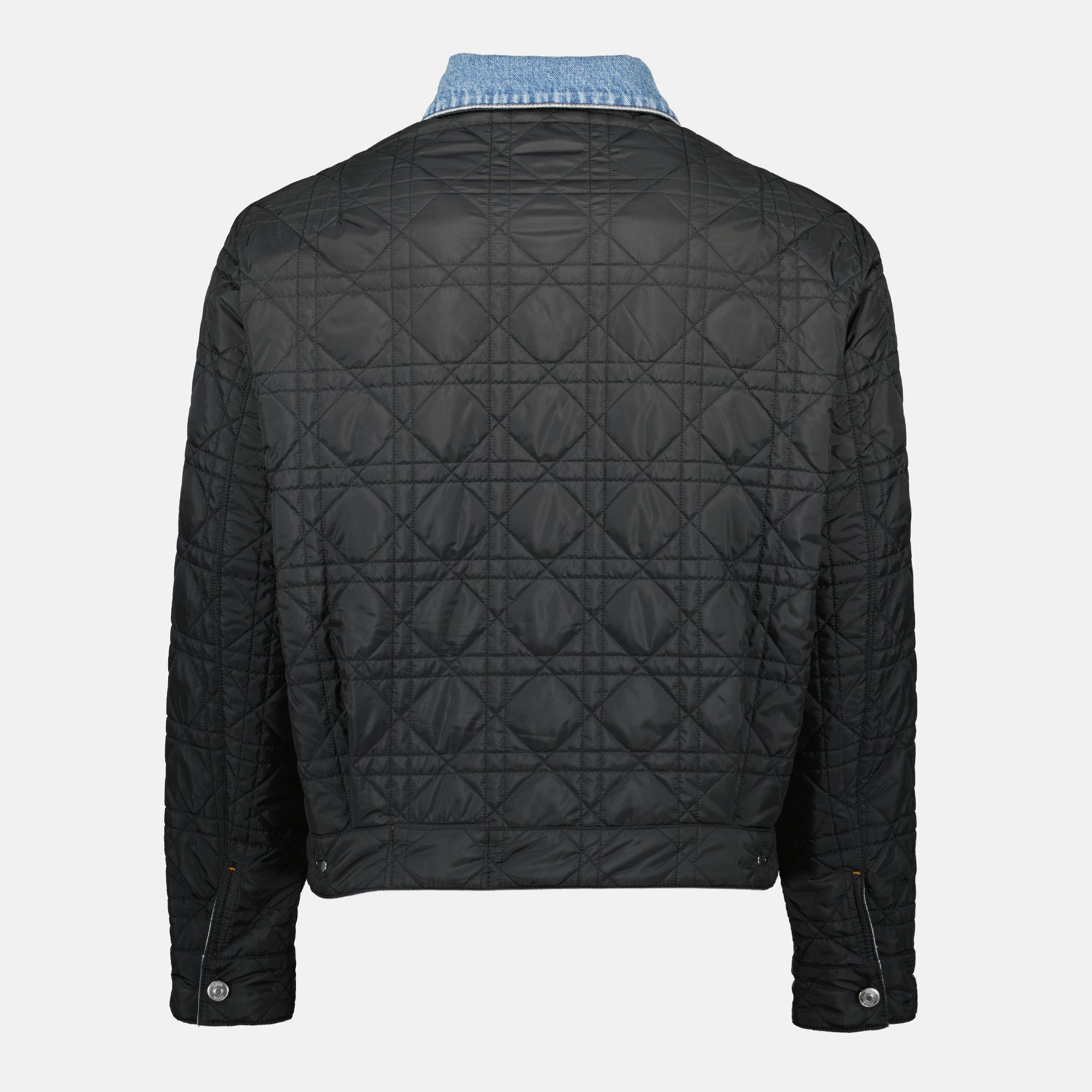 Vestes Veste en jean réversible Cannage Dior Bleu Homme