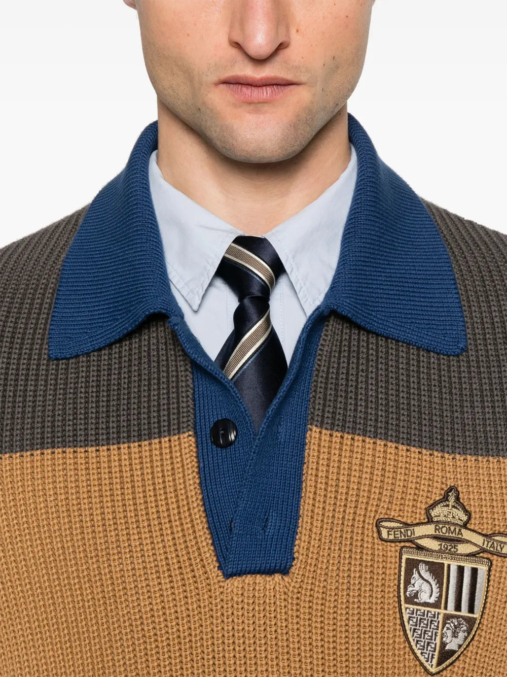 Polo shirts Sleeveless Polo Fendi Brown Men